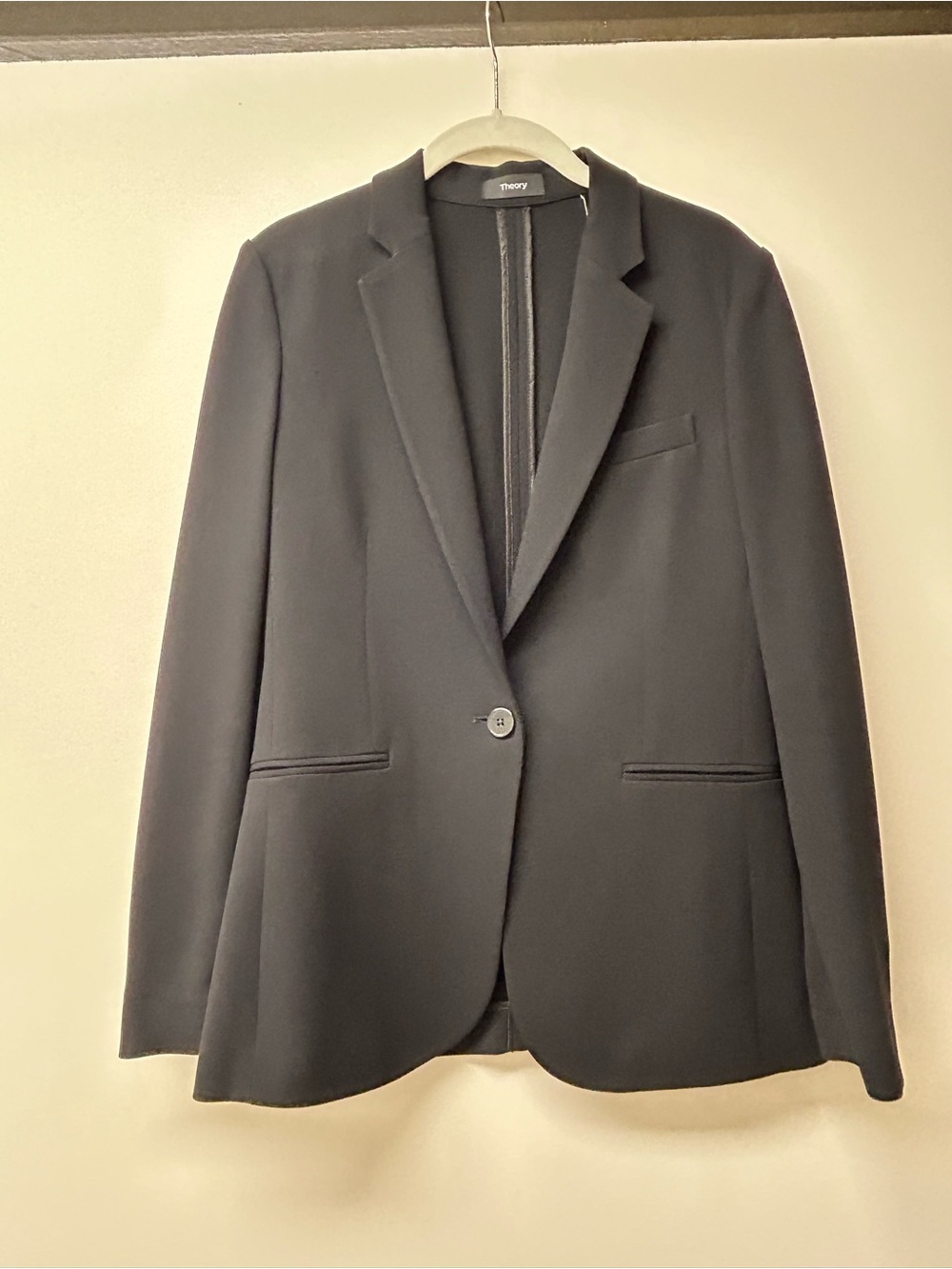 Theory Black Women's Single-Button Blazer